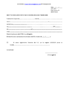 MODULO DI RICHIESTA PARTECIPAZIONE STAGE DI COUNSELING